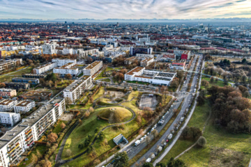 Vogelperspektive Schwabing-West